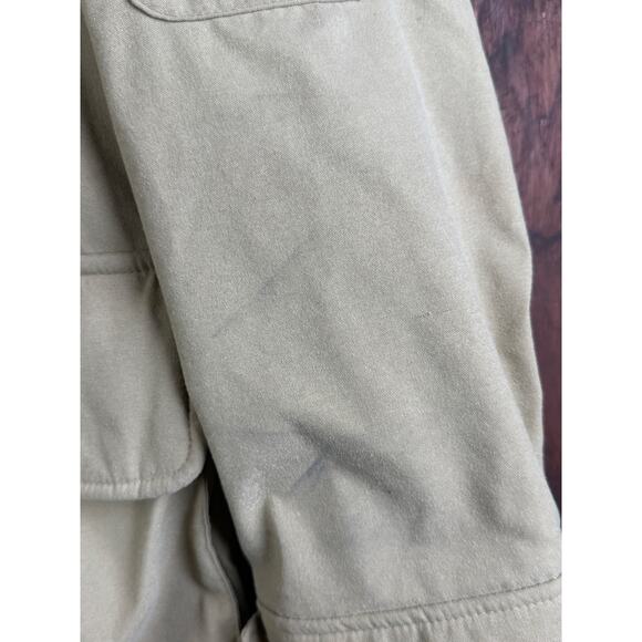 Remington Hunting Shooting Jacket Cordura Plaid‎ Lined Suede Leather Vintage XL - Picture 6 of 8